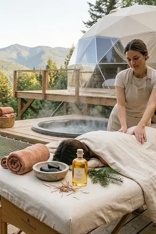 Massage en extérieur